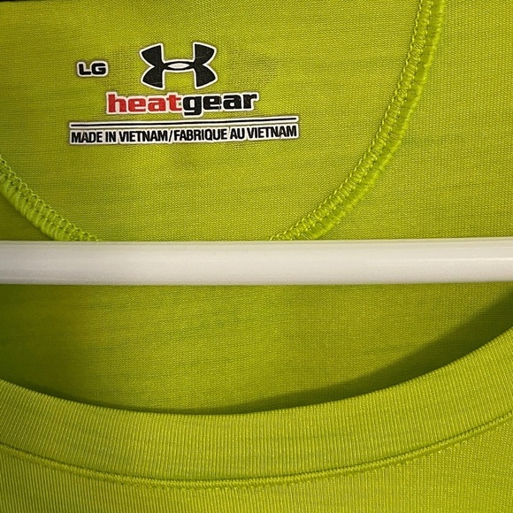 Under Armour Green Fitted Short Sleeve T-Shirt - Picture 4 of 5